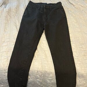 Buckle black ankle skinny jeans. Worn once